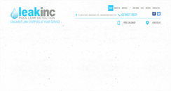 Desktop Screenshot of leakinc.com.au